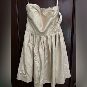 Shoshanna NWT gold dress